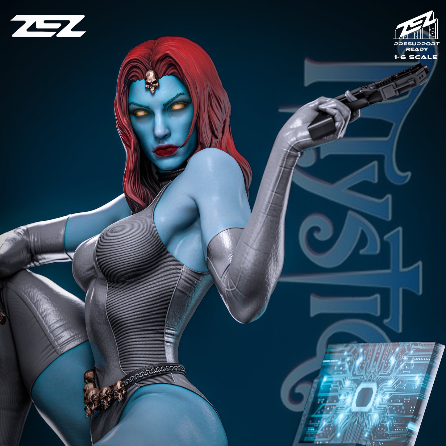 Marvel Comics Statue - Mystique (1:6 Scale & Bust)