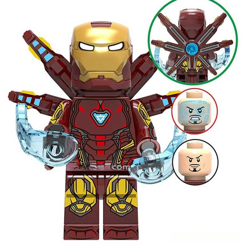 Marvel Lego Custom Minifigure - Iron Man Mark 85 Tony Stark 6