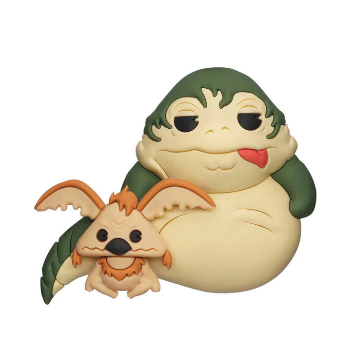 Star Wars Jabba the Hutt and Salacious Crumb 3D Foam Magnet