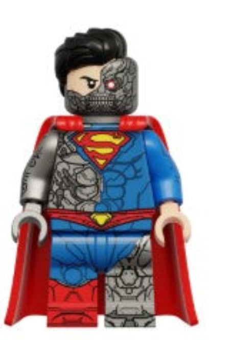 DC Lego Custom Minifigure - Cyborg Superman