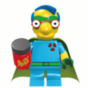 Simpsons Lego Custom Minifigure - Proton (Milhouse)