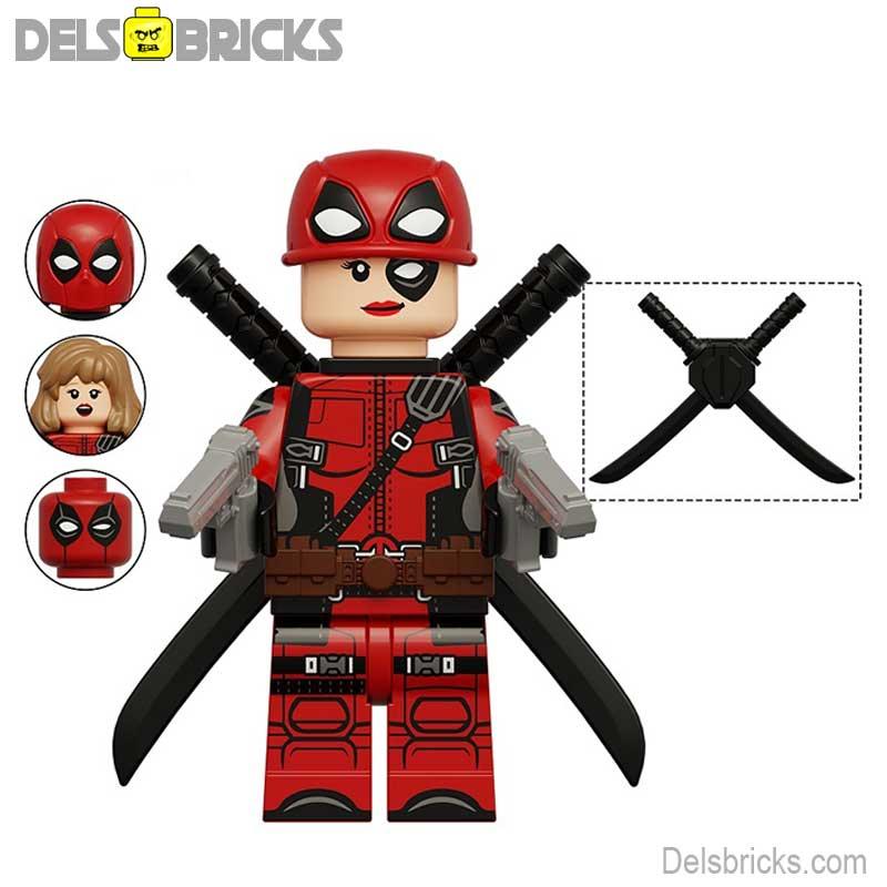 Marvel Lego Custom Minifigure - Lady Deadpool 2