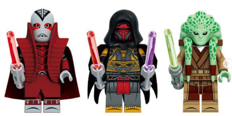 Star Wars Lego Custom Minifigure Set - Galactic Legends Set (3-Pack)