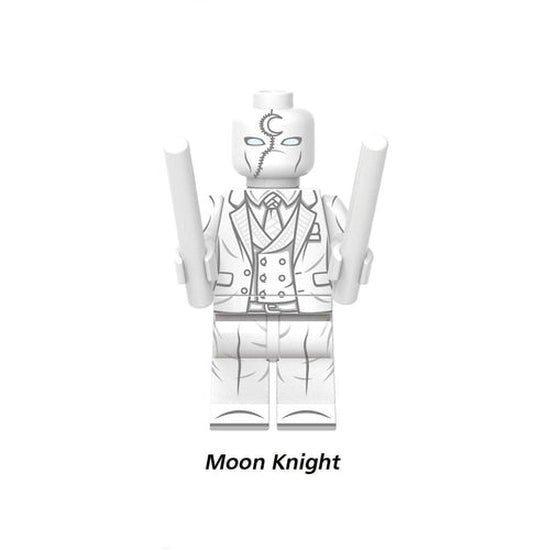 Marvel Lego Custom Minifigure - Moon Knight Mr. Knight 2