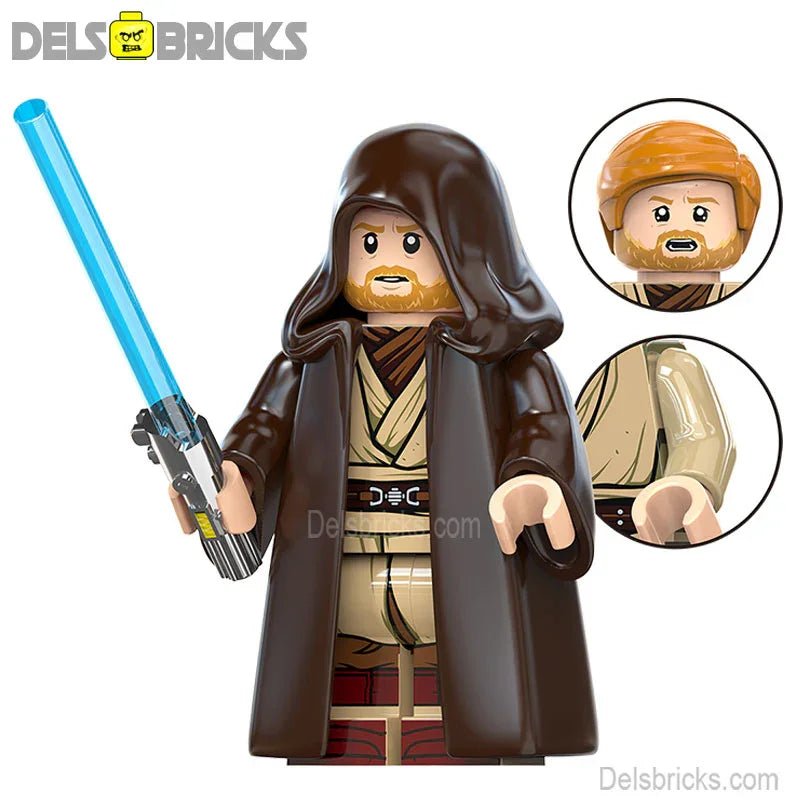 Star Wars Lego Custom Minifigure - Obi Wan Kenobi 2