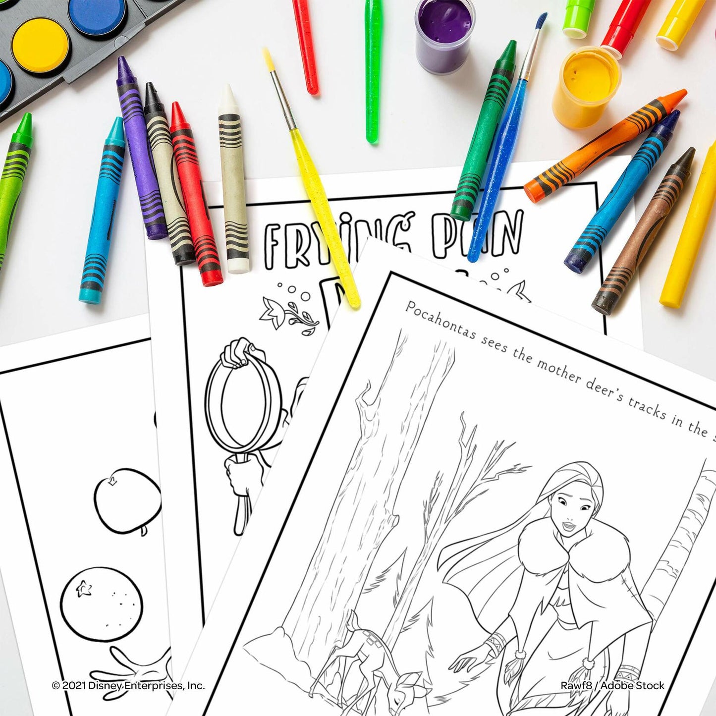 Disney Princess Ariel 32-Page Color by Number Activity Book