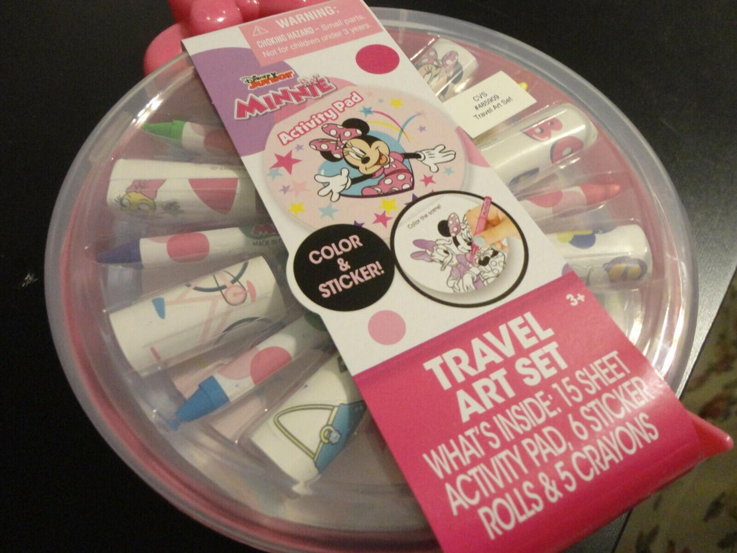 Disney Minnie Mouse Travel Art Set