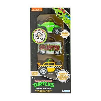 TMNT Diecast Vehicles 3pk Michelangelo Raphael Splinter