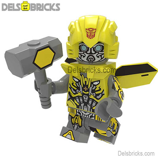 Transformers Lego Custom Minifigure - Bumblebee