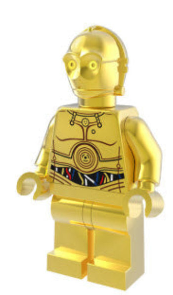 Star Wars Lego Custom Minifigure - C-3PO 2