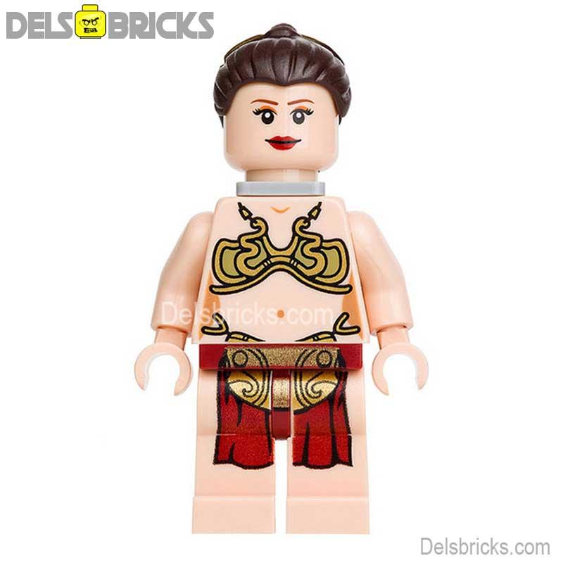 Star Wars Lego Custom Minifigure - Princess Leia Slave Outfit (Return Of The Jedi)