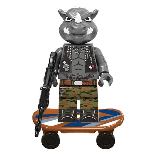 TMNT Lego Custom Minifigure - Rocksteady