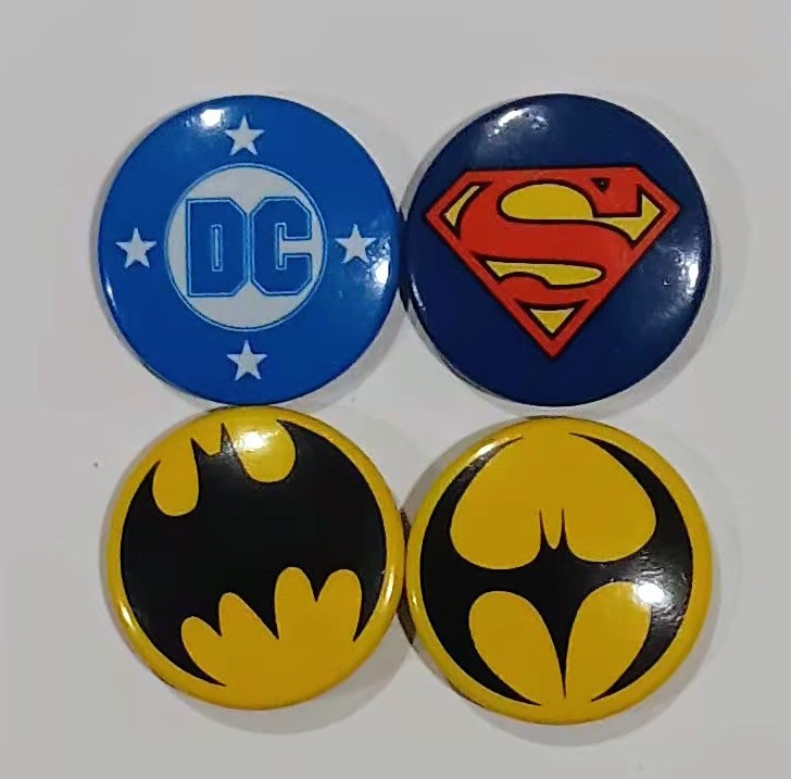 DC Button Set - Batman/Superman
