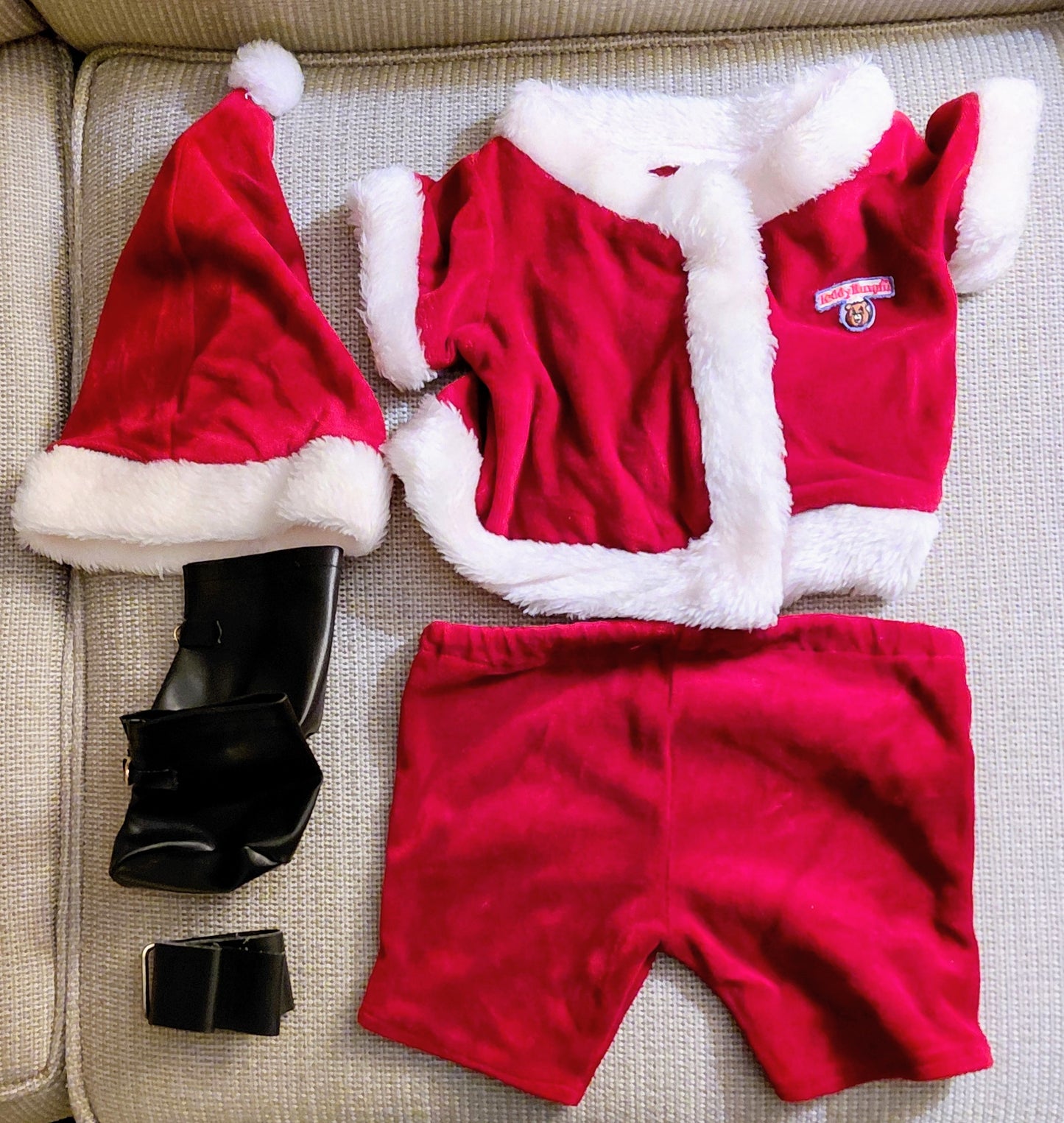 Teddy Ruxpin Adventure Outfit - Santa Suit Outfit