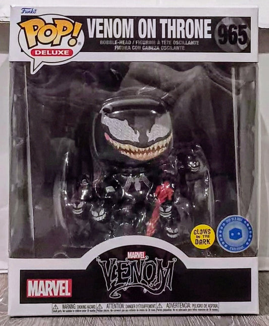 Marvel Funko Pop - Venom On Throne (Deluxe)