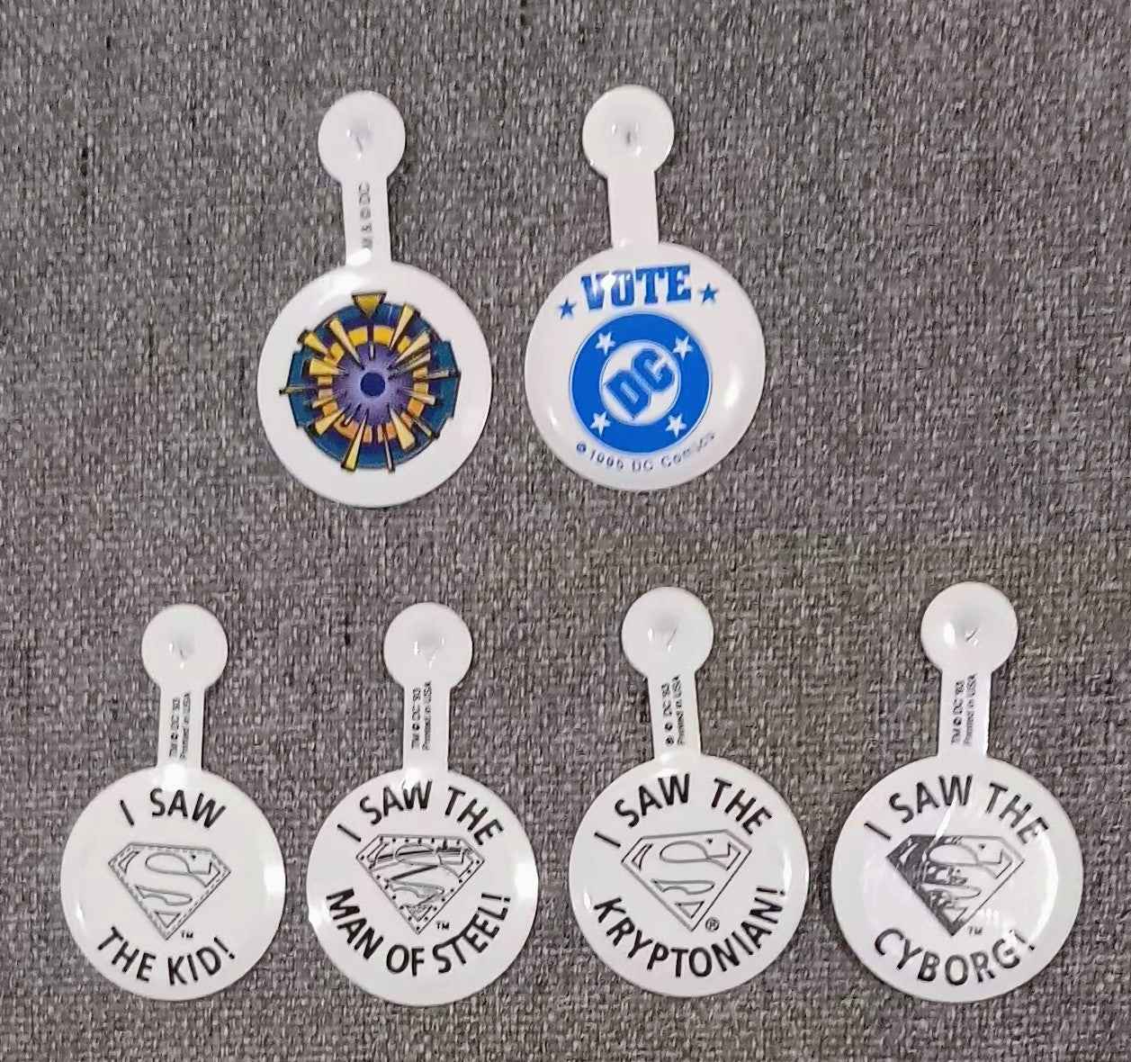 DC Promo Button Set - Superman/Zero Hour