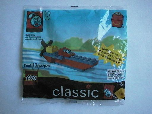 McDonald's Happy Meal toy - Classic Lego Boat (with Fry Girl)