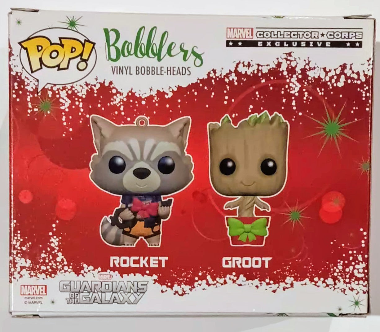 Marvel Funko Bobbles - Groot and Rocket (Collector Corps)