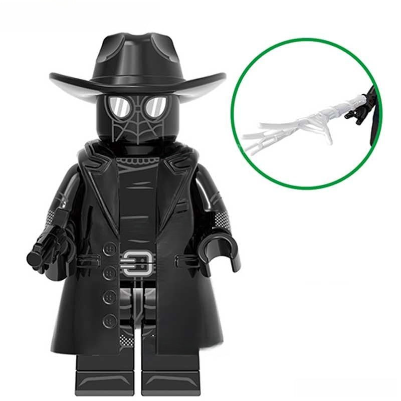 Marvel Lego Custom Minifigure - Spider-Man Noir Black Suit NEW
