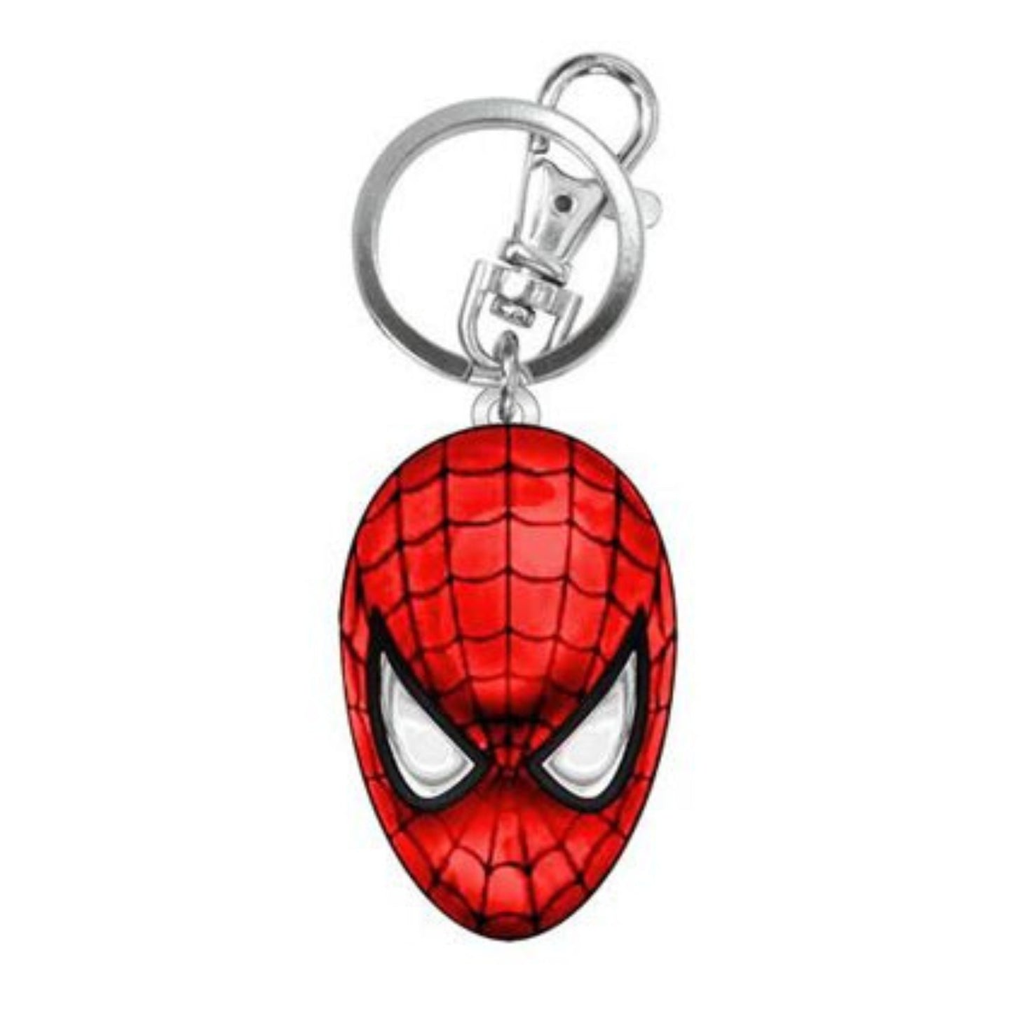 Marvel Spider-Man Mask Head Large Pewter Keychain