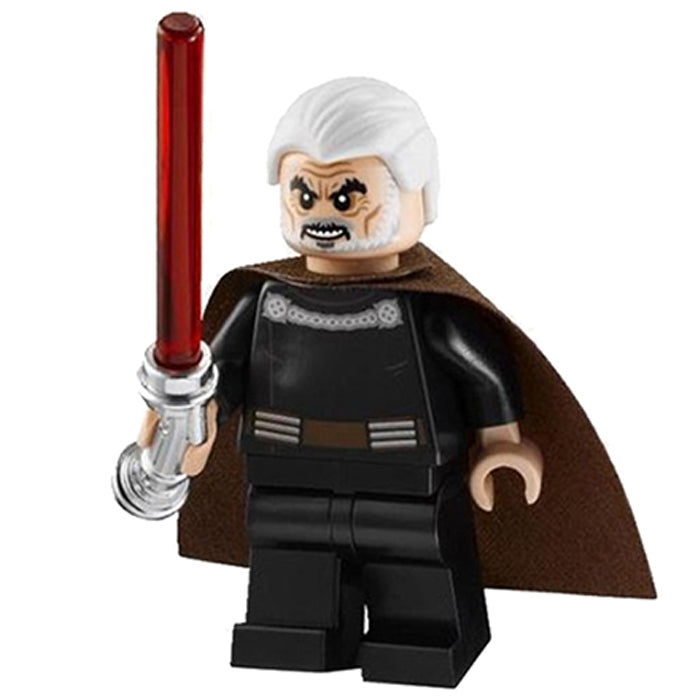 Star Wars Lego Custom Minifigure - Count Dooku (Film Version)