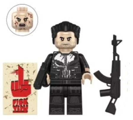 Marvel Lego Custom Minifigure - The Punisher 3