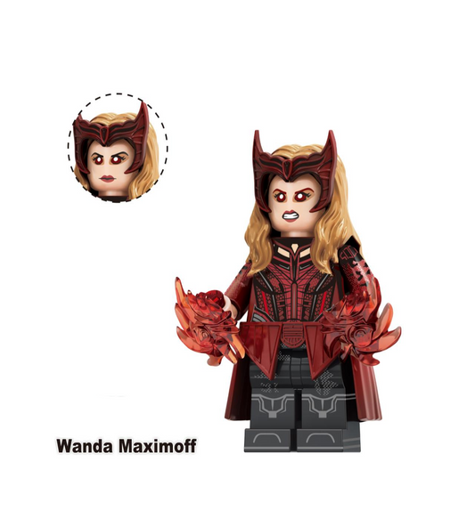 Marvel Lego Custom Minifigure - Scarlet Witch