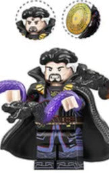 Marvel Lego Custom Minifigure - Dr. Strange (Purple)