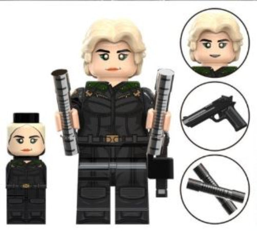 Marvel Lego Custom Minifigure - Black Widow (Thunderbolts)