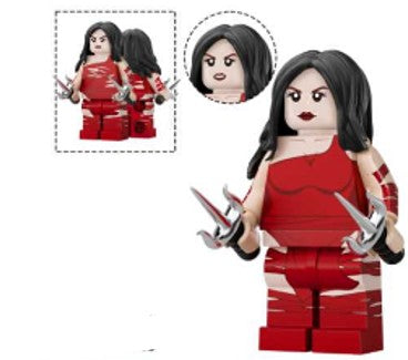 Marvel Lego Custom Minifigure - Elektra