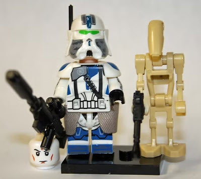 Star Wars Lego Custom Minifigure - 501st Clone Commander
