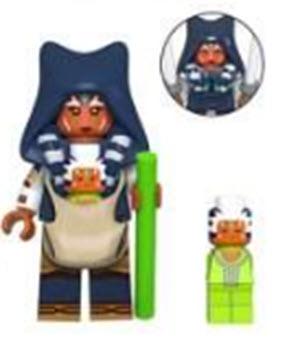 Star Wars Lego Custom Minifigure - Pav-Ti Tano with Ahsoka