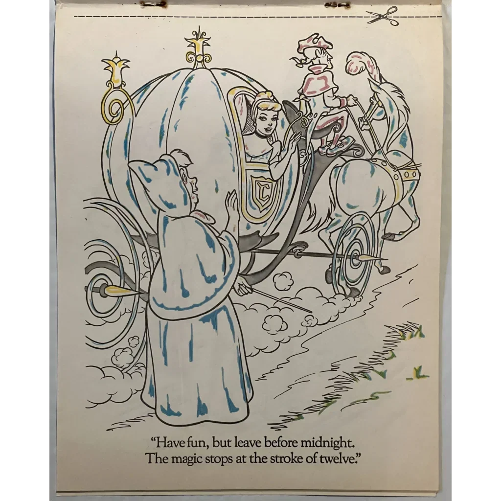 Disney Cinderella Paint Book