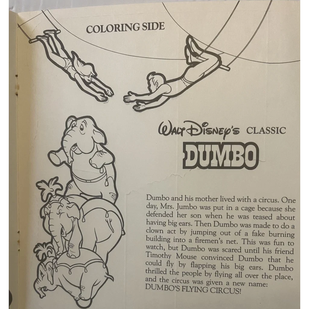 Disney Dumbo Press Book