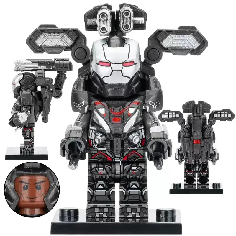 Marvel Lego Custom Minifigure - War Machine Mark One 2