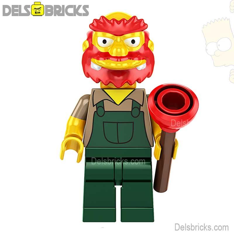 Simpsons Lego Custom Minifigure - Willie