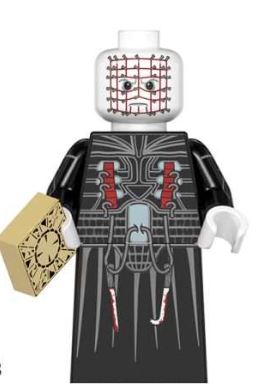 Movies Lego Custom Minifigure - Pinhead