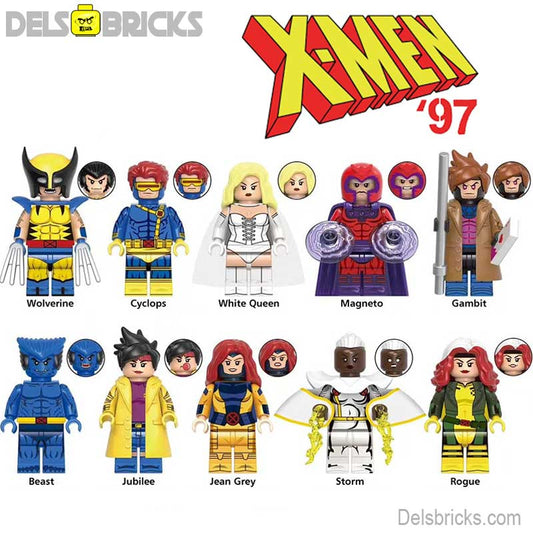 Marvel Lego Custom Minifigure Set - X-Men '97