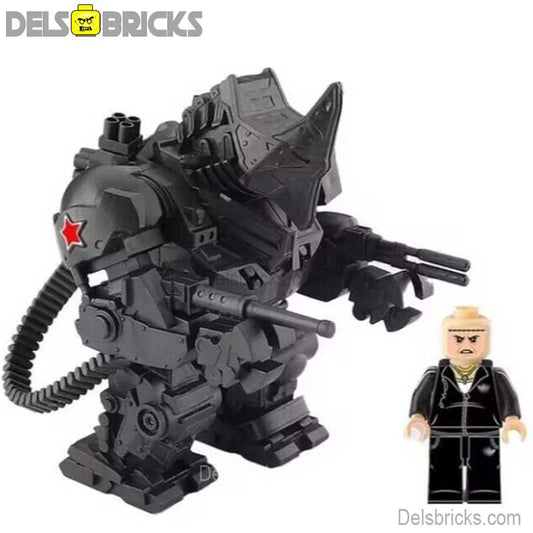Marvel Lego Custom Minifigure - Rhino (Big Figure)