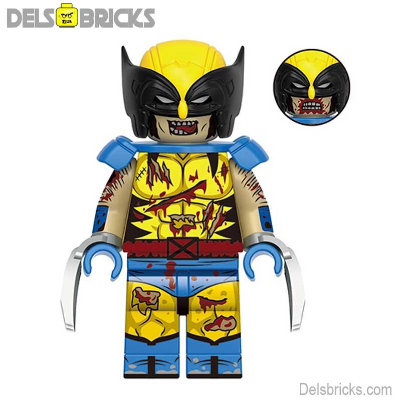 Marvel Lego Custom Minifigure - Zombie Wolverine