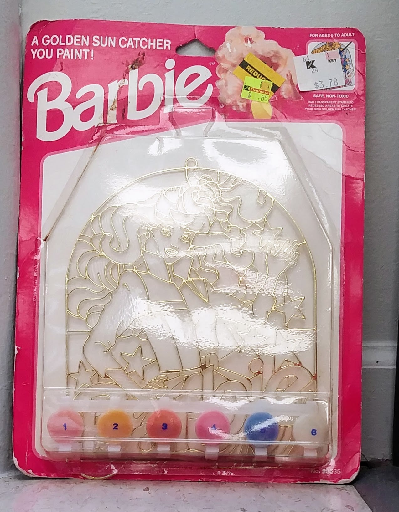 Barbie Golden Sun Catcher Paint By Number No 50535