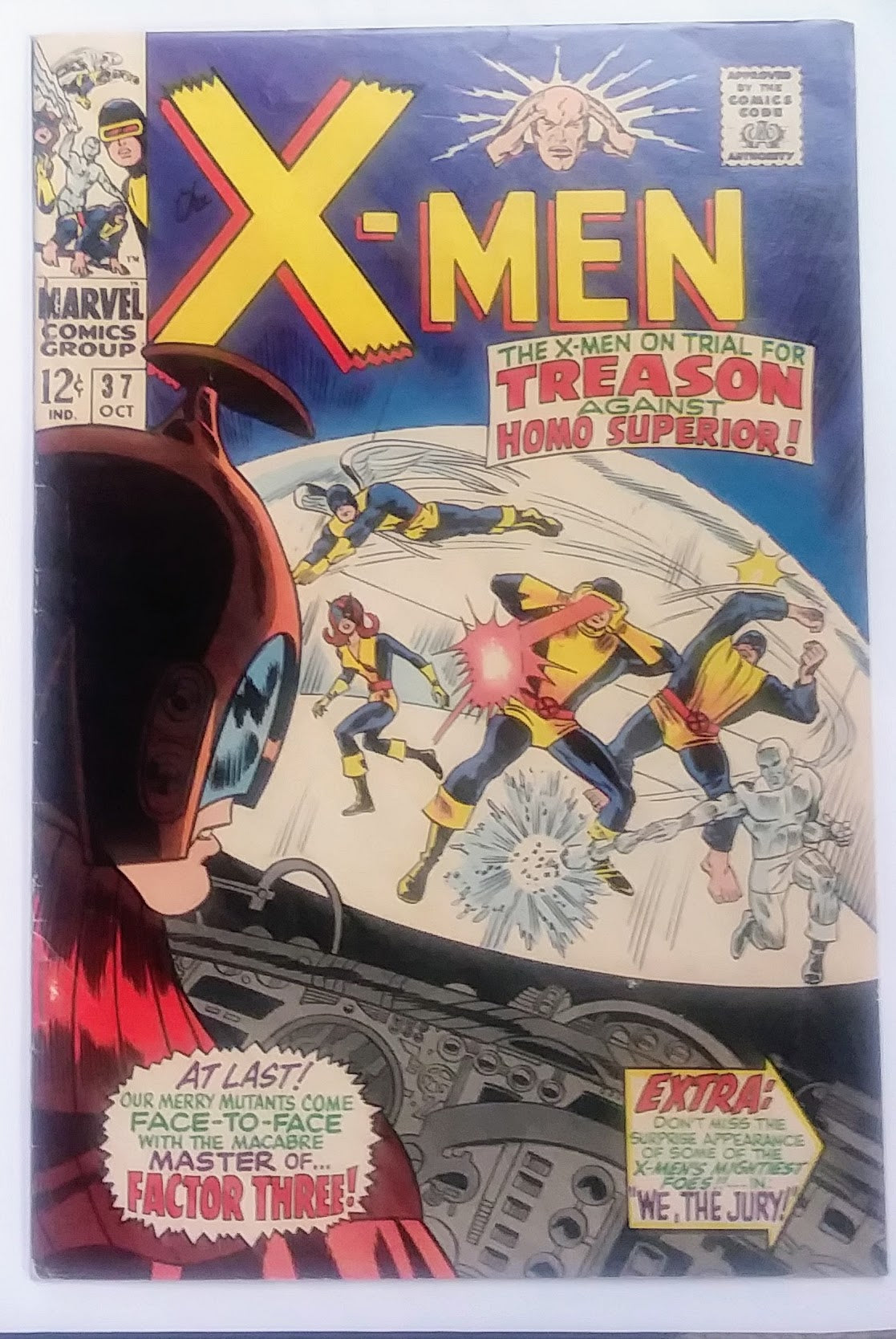 X-Men #037, Marvel Comics (October 1967, VG-)