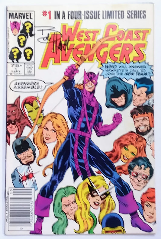 Marvel Comics: West Coast Avengers #1 (Signed)