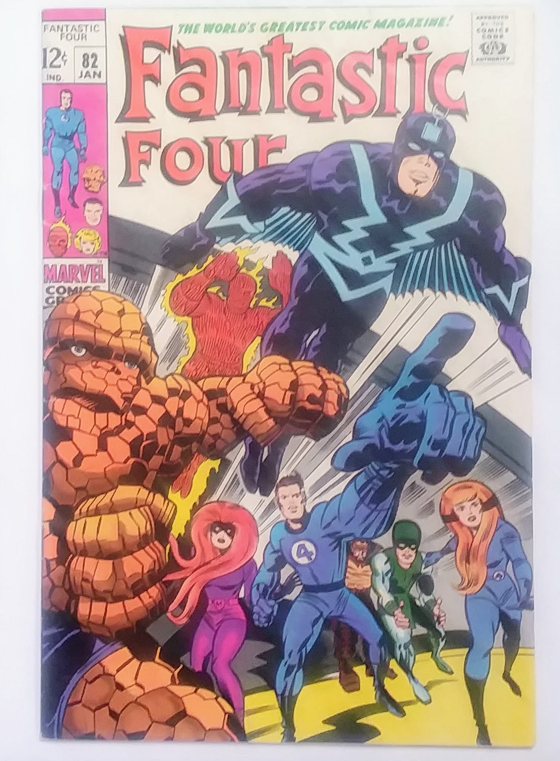Fantastic Four #082, Marvel Comics (January 1969, VG/F)