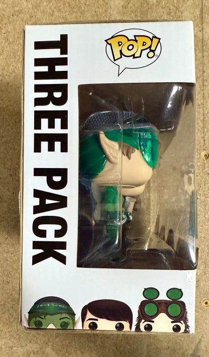 Disney Funko Pop! Set - Holly Short Artemis Fowl & Mulch Diggems 3-Pack Vaulted 2019 Exclusive