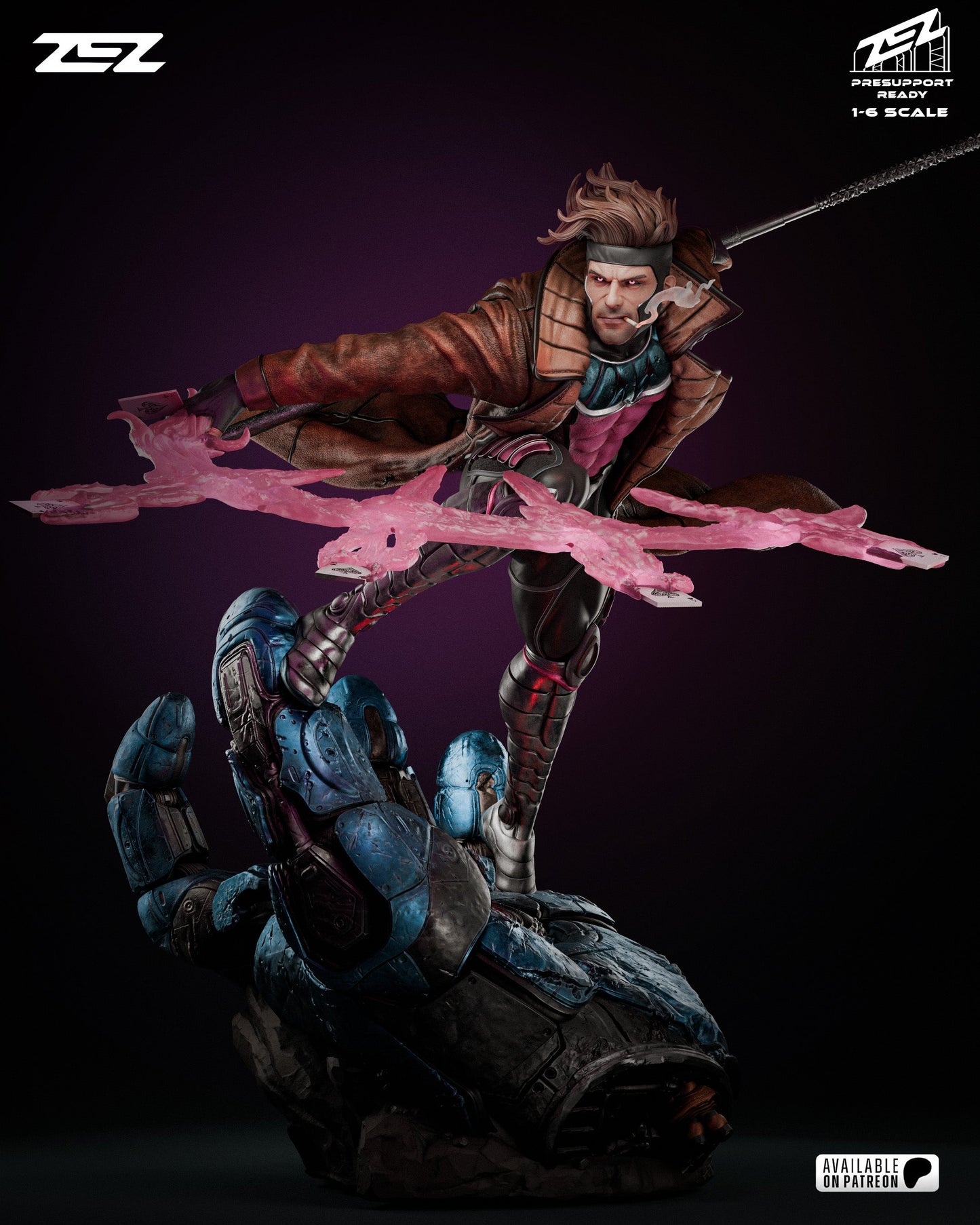 Marvel Comics Statue - Gambit (1:6 Scale & Bust)