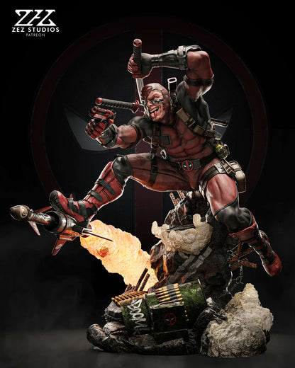 Marvel Comics Statue - Deadpool (1:4 Scale & Bust)