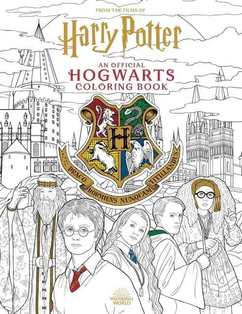 Harry Potter Paperback Book - An Official Hogwarts Coloring Book