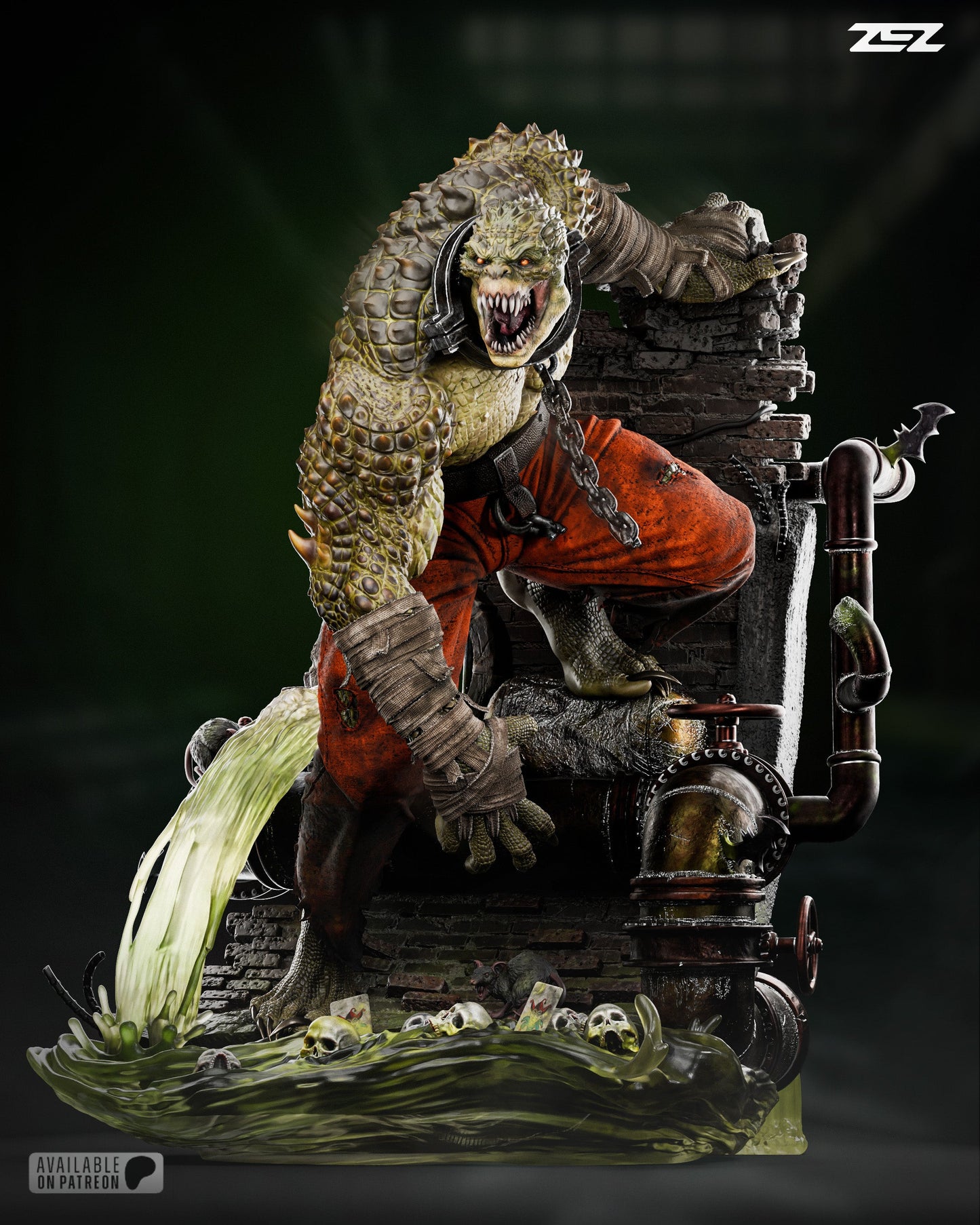 DC Comics Statue - Killer Croc (1:6 Scale & Bust)
