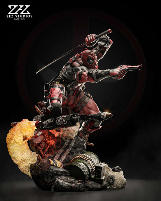 Marvel Comics Statue - Deadpool (1:4 Scale & Bust)